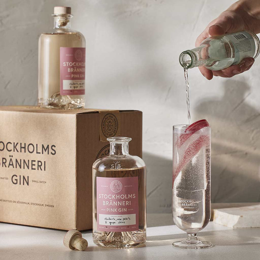Stockholms Bränneri Pink Gin - 40% Vol. Alc. 0,5l