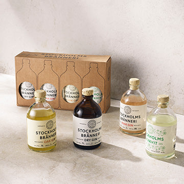 Stockholms Bränneri Taster Pack - 40,75% Alc. 4 x 0,1l